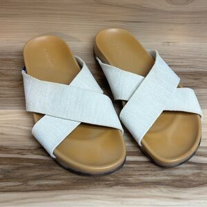 Rothy’s Weekend Slide in Oat women’s size 11.5